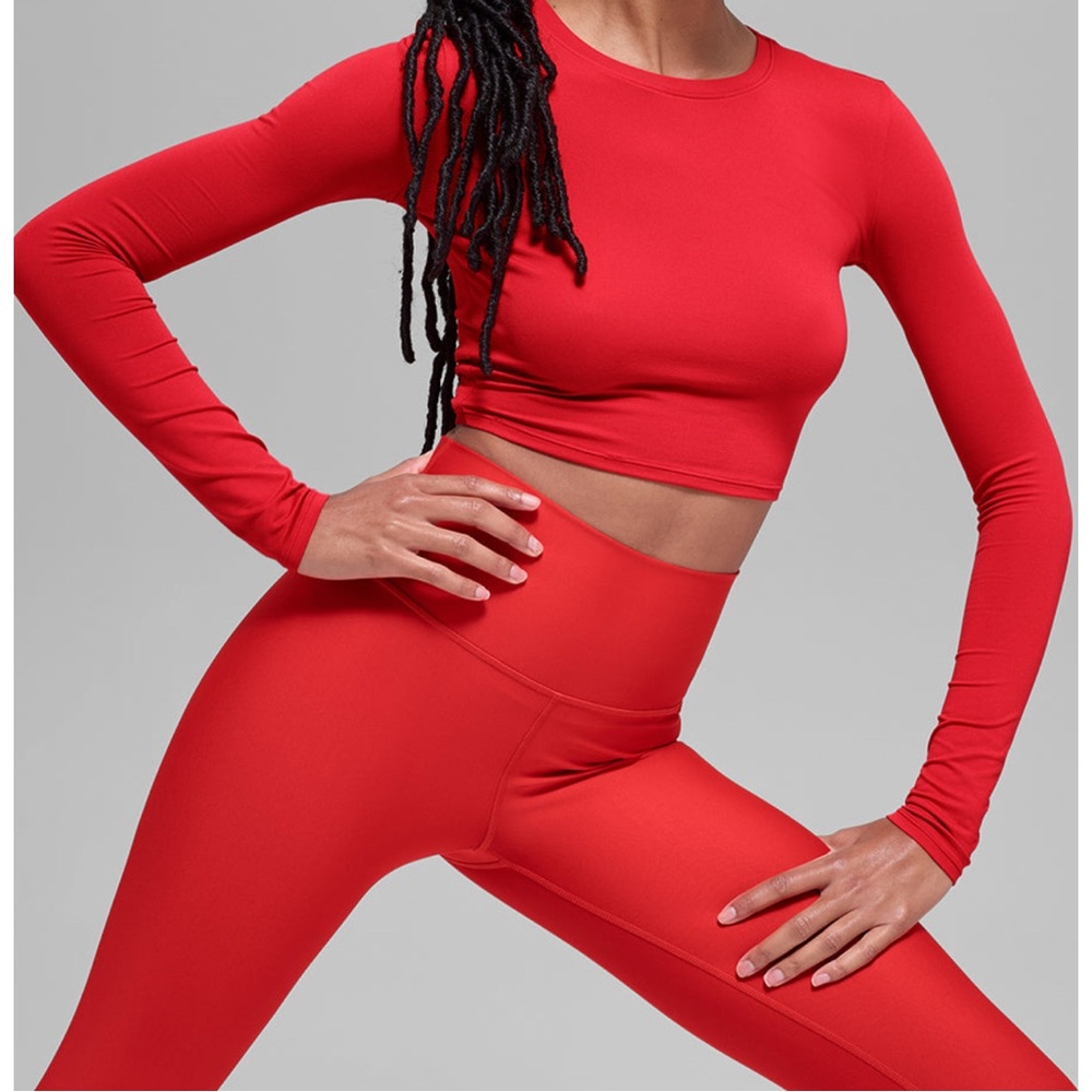 SOLD!!!! ALO Yoga Women's red apple Leggings